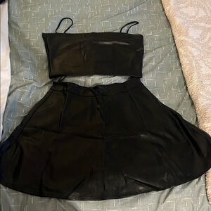 iris Black Circle Skirt